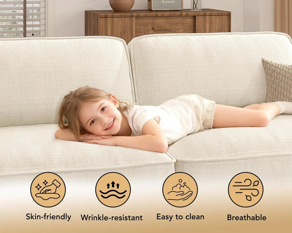 160" Oversized Modular Sectional Sofa, U Shaped Couch Set with 2 Pillows, 6 Seat Comfy Cloud Couches with 2 Movable, Customized