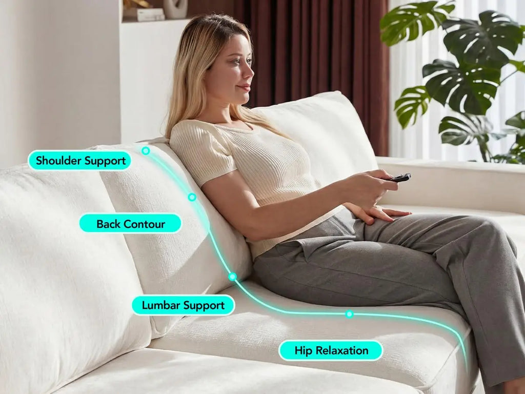 160" Oversized Modular Sectional Sofa, U Shaped Couch Set with 2 Pillows, 6 Seat Comfy Cloud Couches with 2 Movable, Customized