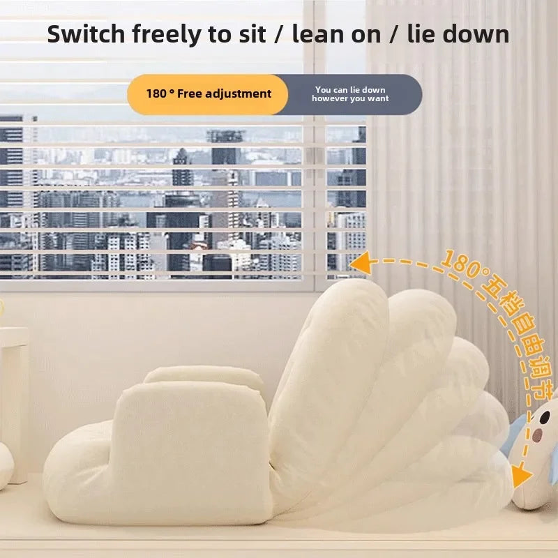 New Adjustable Tatami Sofa Lovely Chair Smal Seat Cushion Lazy Person Sofa Single Bedroom Floor Seat Foldable Lazy Sofa 4 Color